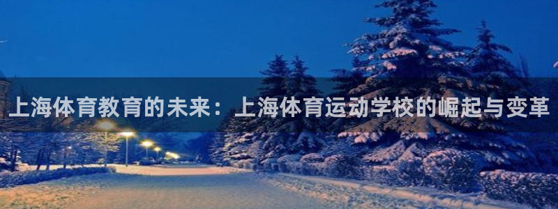 vsport体育官网下载平台APP：上海体育教育的未